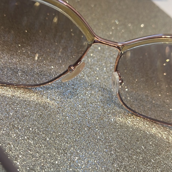 Prada translucent gold mirrored square sunglasses - Picture 6 of 7